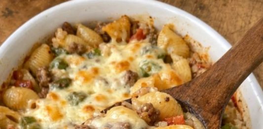5-Ingredient Stuffed Pepper Pasta