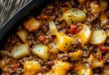 Crock Pot Cowboy Casserole