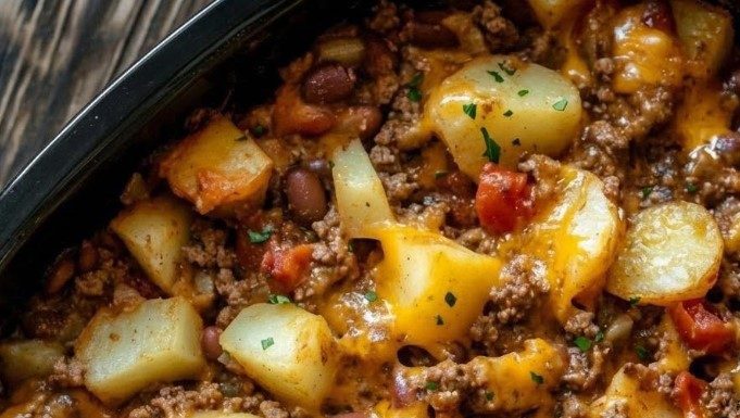 Crock Pot Cowboy Casserole