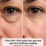 Place this 1 trick under your eyes and get rid of puffiness, swelling, and tired sagging skin