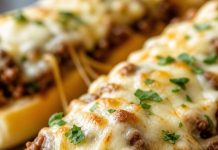 Philly Cheesesteak Garlic Bread