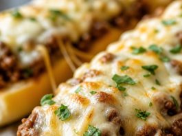 Philly Cheesesteak Garlic Bread