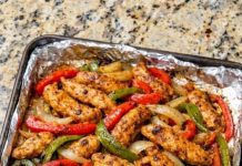 Sheet Pan Chicken Fajitas