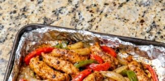 Sheet Pan Chicken Fajitas