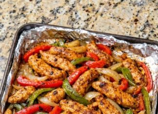 Sheet Pan Chicken Fajitas