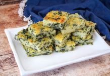 Spinach Cheese Bars