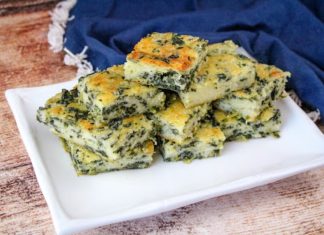 Spinach Cheese Bars