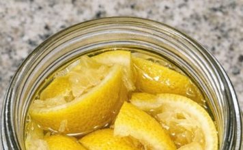 Soak leftover squeezed lemon halves and 1 common liquid and you will never go back