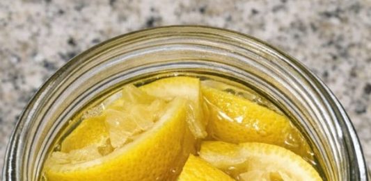 Soak leftover squeezed lemon halves and 1 common liquid and you will never go back