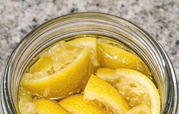Soak leftover squeezed lemon halves and 1 common liquid and you will never go back