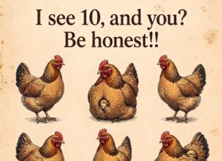 How many chickens can you spot in this pic?