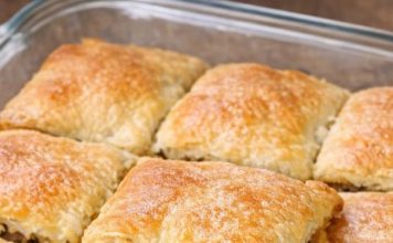 My grandmother used to bake this on chilly spring nights and it only takes 4 ingredients to make a hearty comforting meal.