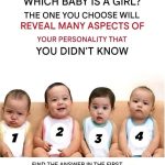 Psychological test: Which of these four babies is a little girl?