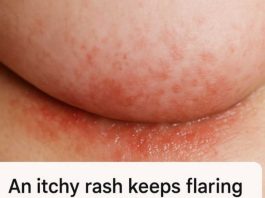 An itchy rash keeps flaring up under my breasts in winter, but my doctor isn’t available right now. What can I do today?