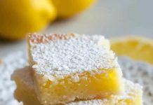 Two ingredient lemon bars