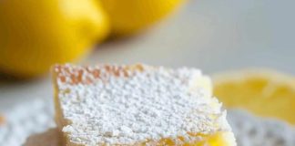 Two ingredient lemon bars