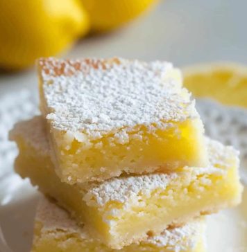 Two ingredient lemon bars