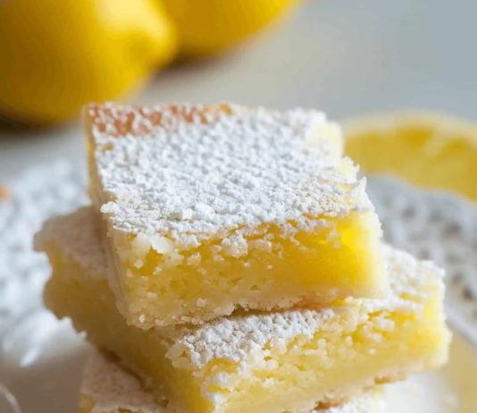 Two ingredient lemon bars