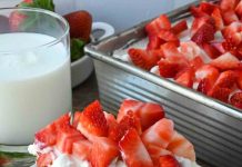 Strawberry Whipped Cream Cake