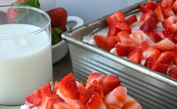 Strawberry Whipped Cream Cake