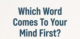 Which Word Comes to Your Mind First?