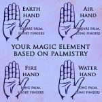 Your Magic Element Based on Palmistry