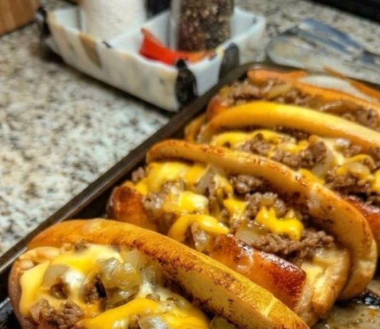Cheesy Philly Cheesesteaks