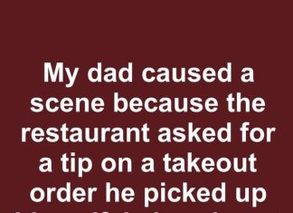 My dad caused a scene because the restaurant asked for a tip on a takeout order he picked up himself. Is it rude not to tip for carry out?