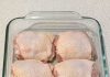 Pour bone-in thighs in the baking dish with 4 simple ingredients and give Mom a dinner she’ll remember long after the flowers wilt