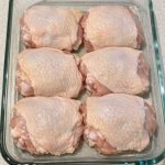 Pour bone-in thighs in the baking dish with 4 simple ingredients and give Mom a dinner she’ll remember long after the flowers wilt