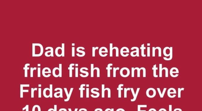 Dad is reheating fried fish from the Friday fish fry over 10 days ago. Feels wrong. How long does leftover fish last in the fridge?