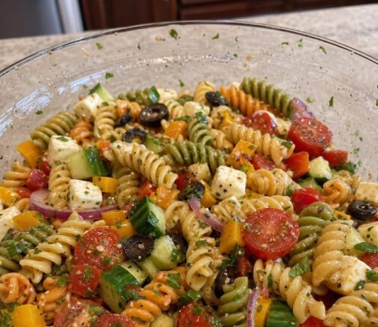 Tri-Color Pasta Salad Recipe