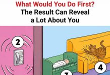 What Would You Do First? The Result Can Reveal a Lot About You