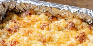 My husband demanded I make a double batch for Sunday dinner because he refuses to share. You will be shocked this is just 4 ingredients.