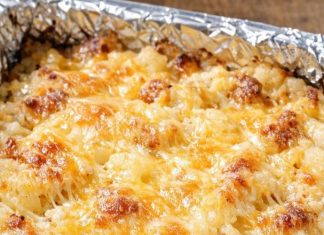 My husband demanded I make a double batch for Sunday dinner because he refuses to share. You will be shocked this is just 4 ingredients.