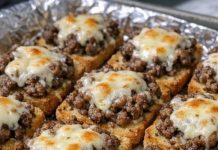 Beef Garlic Bread Bites