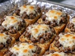 Beef Garlic Bread Bites