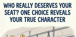 WHO REALLY DESERVES YOUR SEAT? ONE CHOICE REVEALS YOUR TRUE CHARACTER
