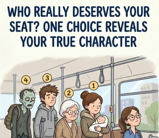WHO REALLY DESERVES YOUR SEAT? ONE CHOICE REVEALS YOUR TRUE CHARACTER