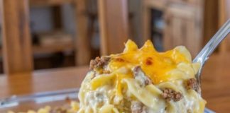 Sour Cream Beef Noodle Casserole