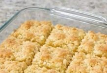 EASY 3-INGREDIENT LEMON BARS – THE BEST QUICK AND DELICIOUS DESSERT