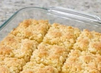 EASY 3-INGREDIENT LEMON BARS – THE BEST QUICK AND DELICIOUS DESSERT