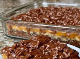 Chocolate Caramel Pretzel Bars