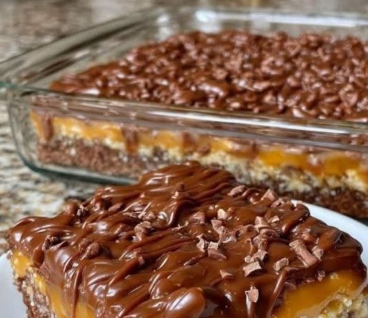 Chocolate Caramel Pretzel Bars