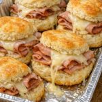 Baked Ham and Cheese Sliders