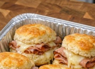 Baked Ham and Cheese Sliders