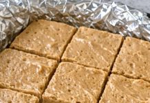My brother makes this every summer weekend and it disappears in seconds. Only 3 ingredients for the ultimate creamy caffeinated bite.