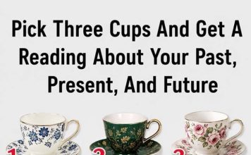 Pick Three Cups And Get A Reading About Your Past, Present, And Future