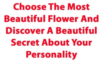 Choose The Most Beautiful Flower And Discover A Beautiful Secret.
