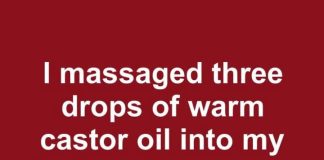 I massaged three drops of warm castor oil into my belly button every night before bed. 1 week later, this is what happened